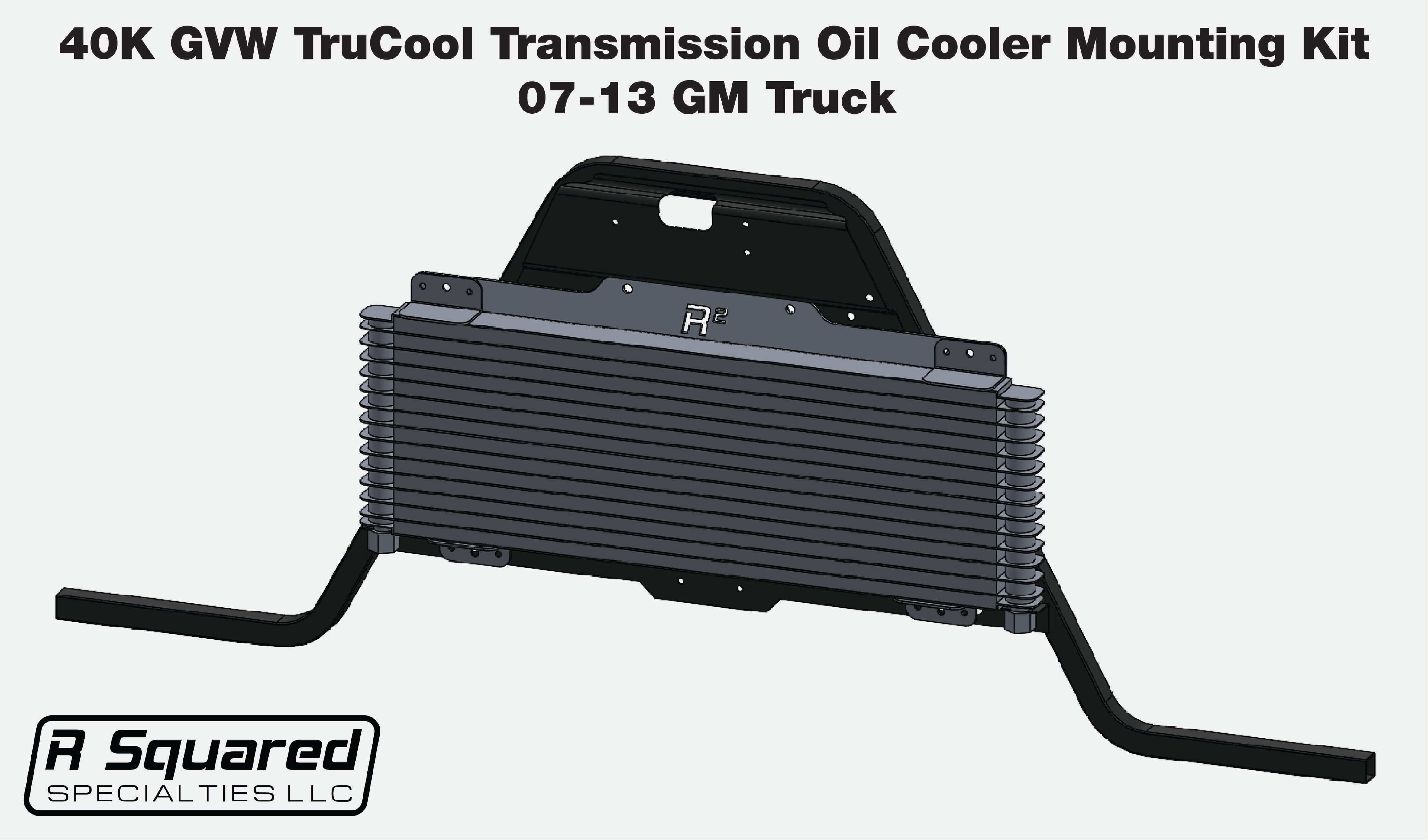 TruCool 40K GVW Transmission Cooler Mount, 2007-2013 GM Truck – R