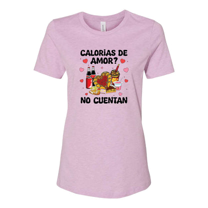 Calorias De Amor? No Cuentan Taco Heart Women's T-Shirt