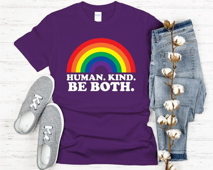 R Squared Specialties Shirts & Tops Human. Kind. Be Both Shirt