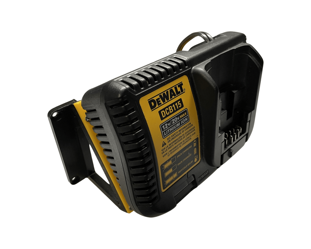 R Squared Specialties Tools DeWalt DCB112/DCB115 Battery Charger Wall Mount